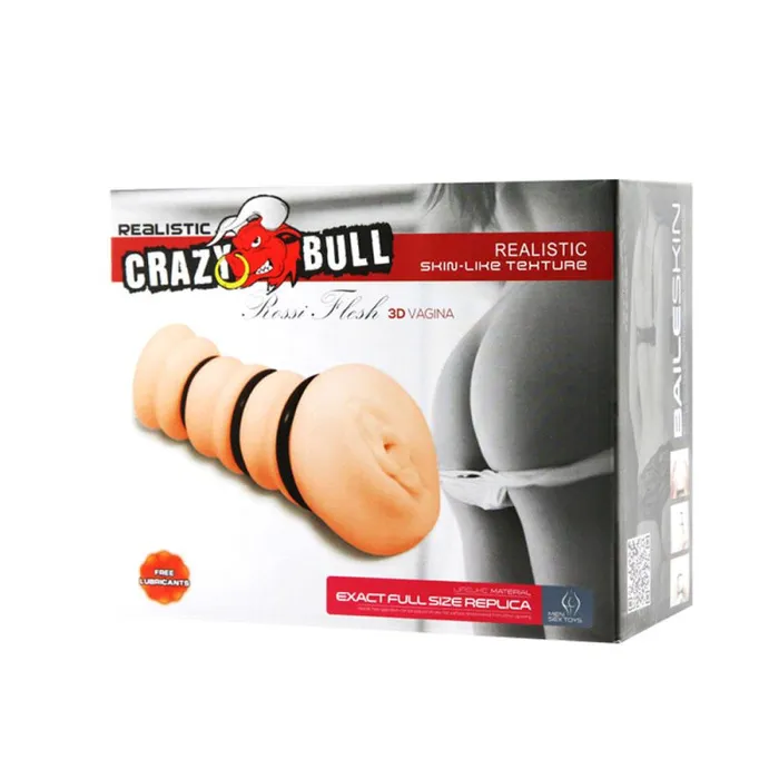 Crazy Bull Rossi Flesh Pretty Love Dildos