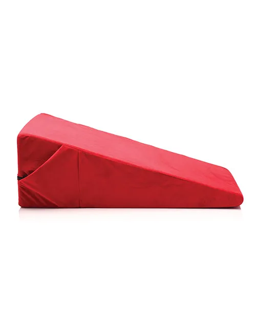 Vibrators | XR Bedroom Bliss Xl-Love Cushion Large Wedge Pillow - Red