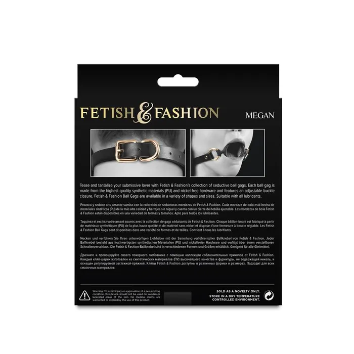 Anal Fetish Fashion Megan Black Mouth Restraint NS Novelties Anal Fetish Fashion Megan Black Mouth Restraint NS Novelties