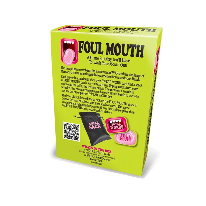 Little Genie Games Foul Mouth Novelty Card Game Little Genie Games Foul Mouth Novelty Card Game
