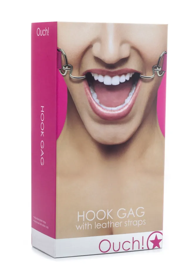 Shots Ouch Vibrators Hook Gag Pink