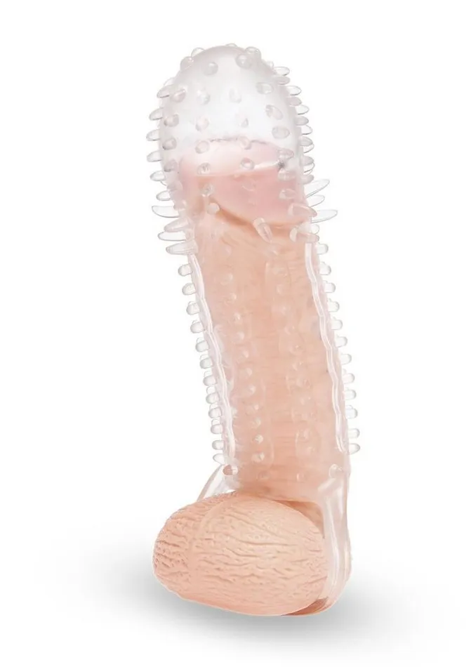 Size Up Male Sex Toys Size Up Texured Clear View Penis Extender with Ball Loop Size Up Male Sex Toys Size Up Texured Clear View Penis Extender with Ball Loop