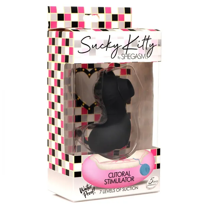 Sucky Kitty 7X Clitoral Stimulator Black Lime Prometheus Female Sex Toys