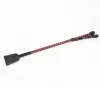 LOVE IN LEATHER Vibrators LOVE IN LEATHER RIDING CROP PURPLE AND BLACK CRO009 PUR