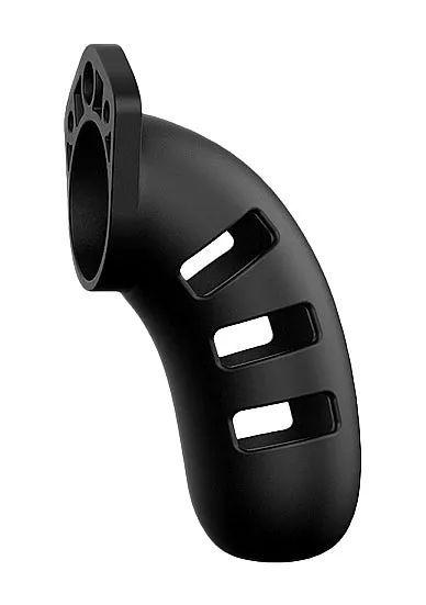 Male Sex Toys SHOTS AMERICA Mancage Model 21 Chastity 45 In Silicone Cock Cage