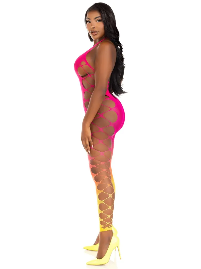 Ombre Footless Bodystocking One Size Sunset Leg Avenue Bodystockings Playsuits Ombre Footless Bodystocking One Size Sunset Leg Avenue Bodystockings Playsuits