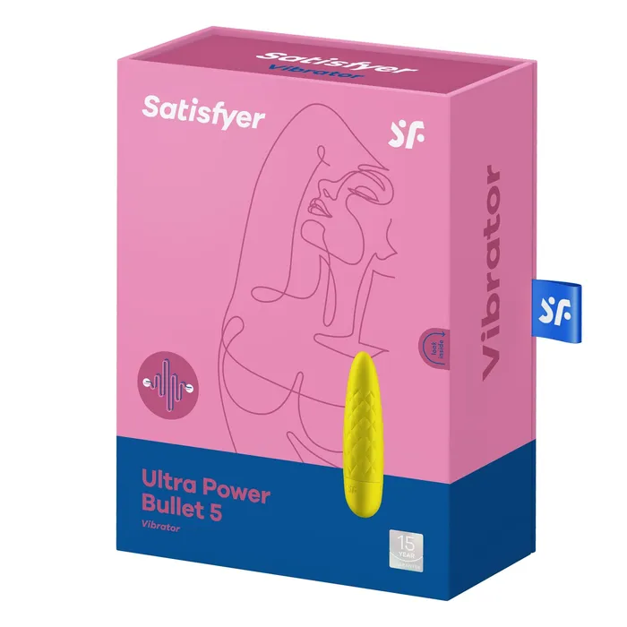 Satisfyer Female Sex Toys Ultra Power Bullet 5 Yellow Satisfyer Female Sex Toys Ultra Power Bullet 5 Yellow