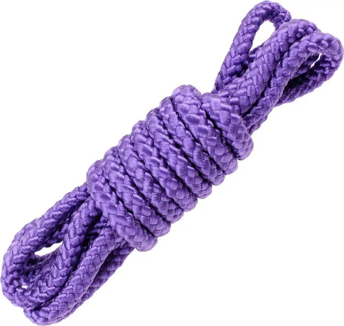 Vibrators Pipedreams Mini Silk Rope Purple Pleasure Adult Sex Toy Bondage