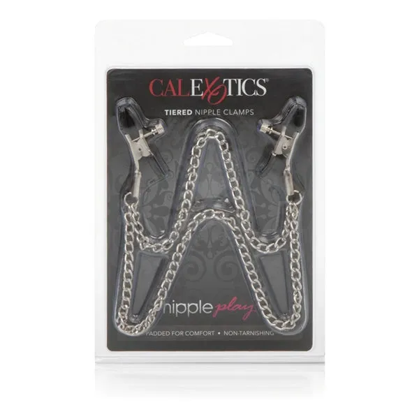 Couples California Exotic Novelties Nipple Play Tiered Nipple Clamps