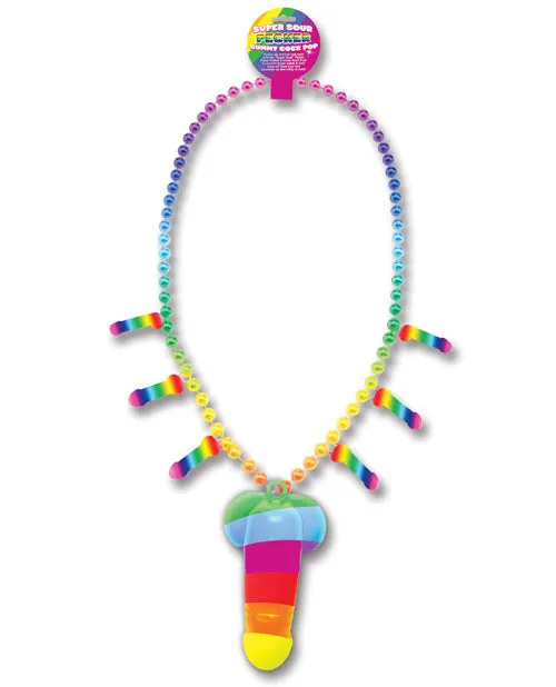 Rainbow Pecker Whistle Necklace HOTT Products Anal