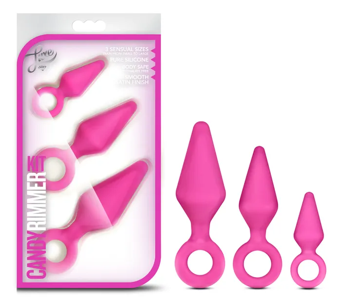 Vibrators Blush Novelties Luxe Candy Rimmer Kit Fuchsia