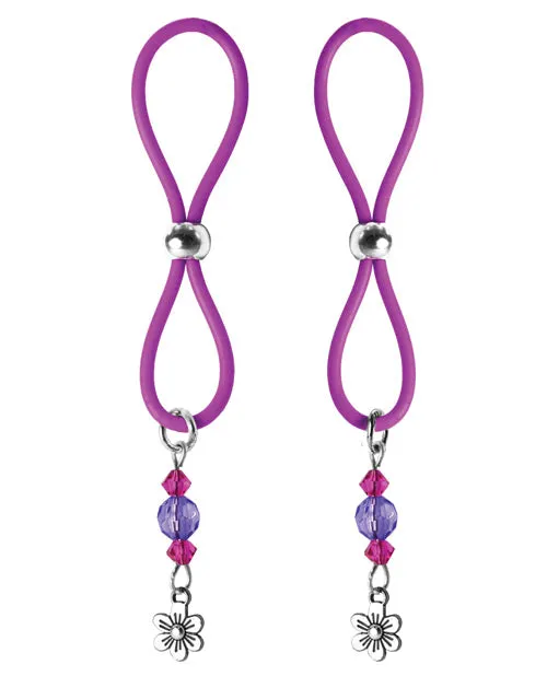 Bijoux Indiscrets Vibrators Bijoux De Nip Nipple Halos Flower Charm Purple Bijoux Indiscrets Vibrators Bijoux De Nip Nipple Halos Flower Charm Purple