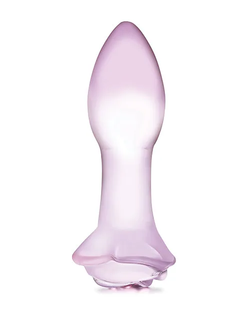Glas Glas 5 Rosebud Glass Butt Plug Anal