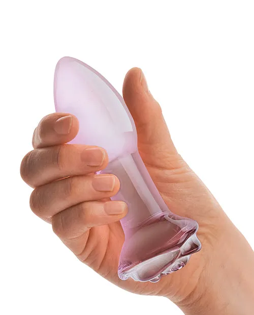 Glas Glas 5 Rosebud Glass Butt Plug Anal
