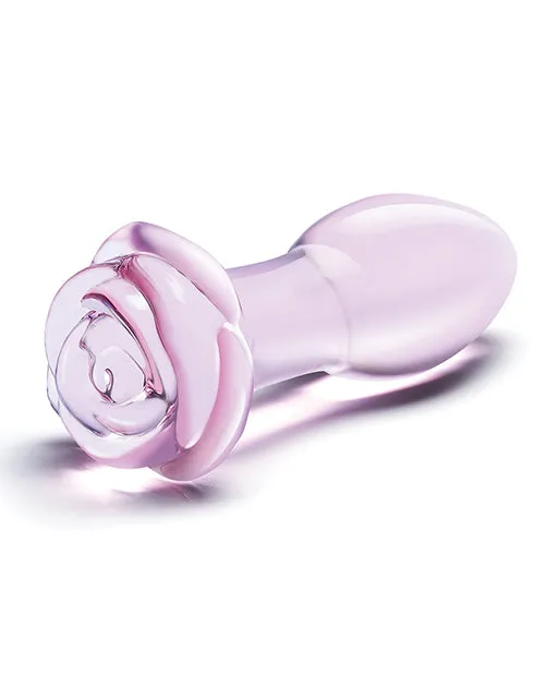 Glas Glas 5 Rosebud Glass Butt Plug Anal
