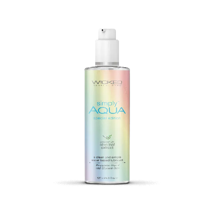 Wicked Simply Aqua 4OZ Wicked Sensual Care Vibrators