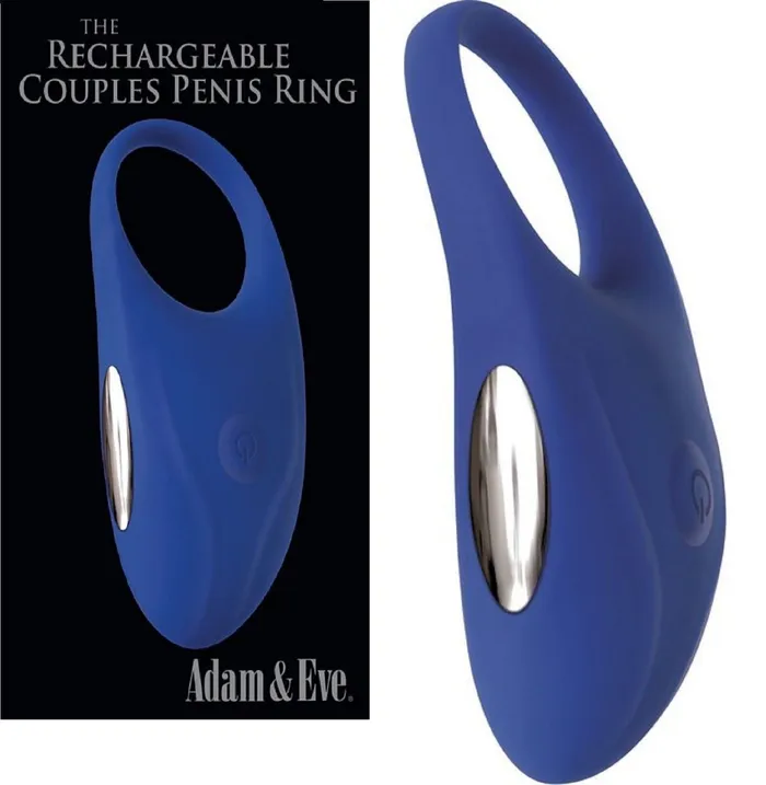 AE Rechargeable Couples Penis Ring ADAM EVE Male Sex Toys
