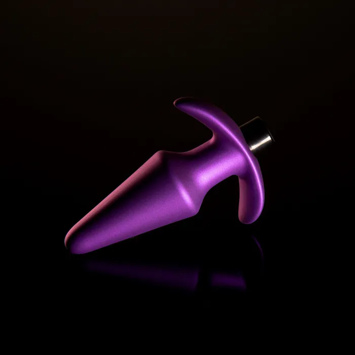 Anal Blush Anal Adventures Matrix By Blush Interstellar Plug Tapered Tip For Easy Insertion And Training in Astro Violet With Stayput Technology AnchorTech Base
