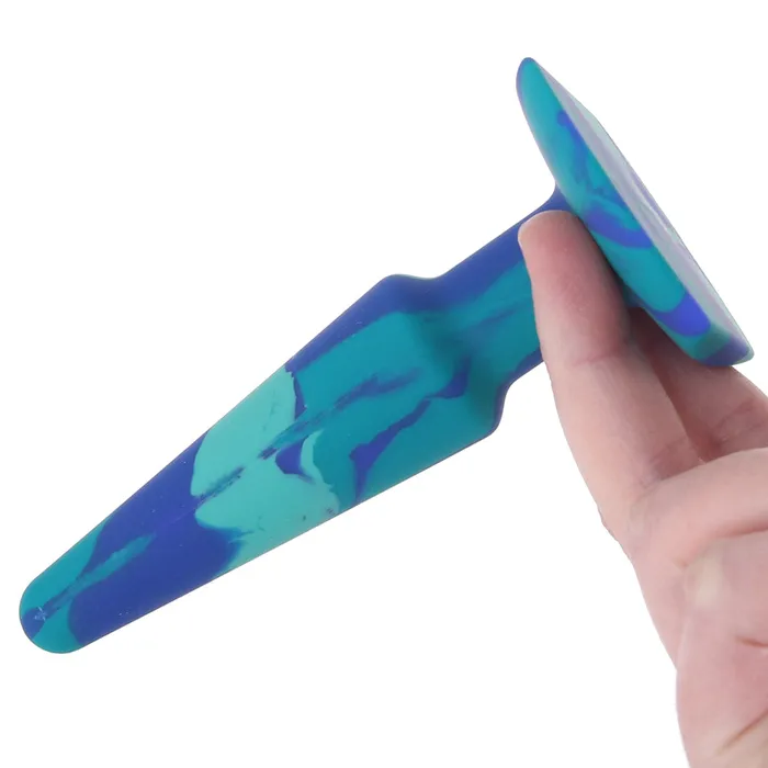 Anal Doc Johnson APlay Groovy 5 Inch Anal Plug in Ocean