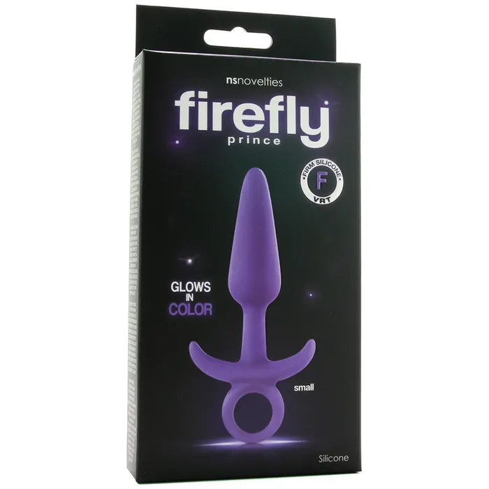 Anal Firefly Prince Small Butt Plug in Glowing Purple ns novelties Anal Firefly Prince Small Butt Plug in Glowing Purple ns novelties
