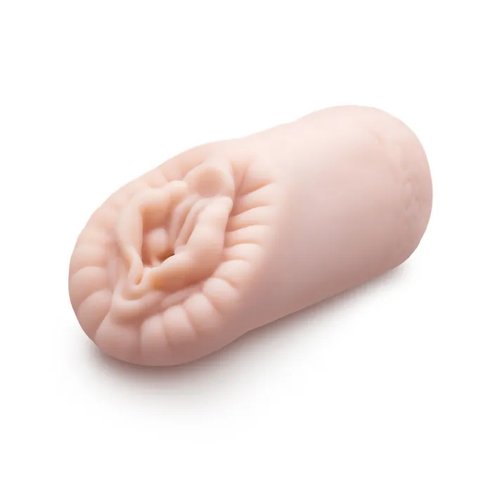 Blush Enlust By Blush Alyssa AI Male Masturbator With Tight Orbed Canal Featuring 5 Pleasure Beads Made With X5 Plus Material Ultra Soft Realistic Vagina Feel Beige Male Sex Toys