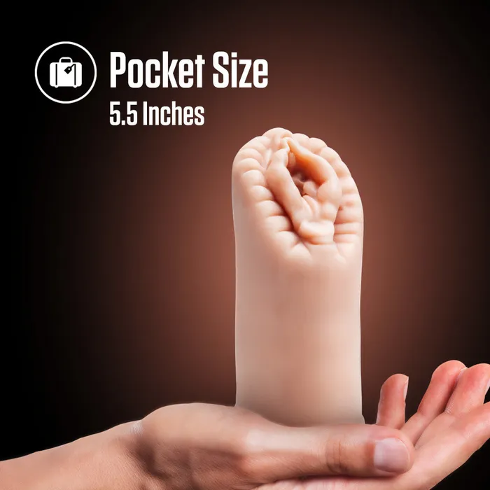 Blush Enlust By Blush Alyssa AI Male Masturbator With Tight Orbed Canal Featuring 5 Pleasure Beads Made With X5 Plus Material Ultra Soft Realistic Vagina Feel Beige Male Sex Toys