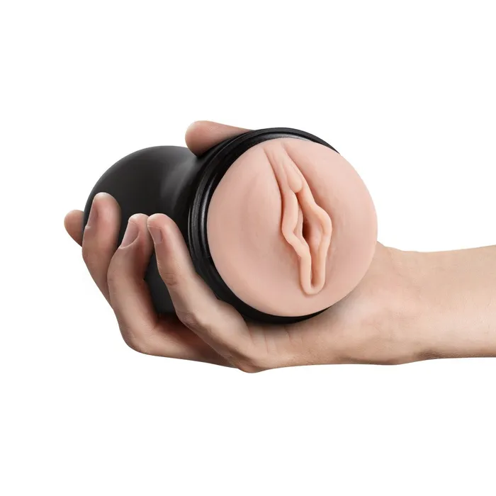 Blush Male Sex Toys M For Men By Blush Soft Wet Self Lubricating Pussy with Pleasure Orbs Vanilla Masturbator Stroker