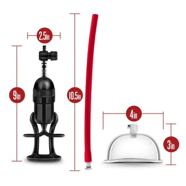 Blush Novelties Male Sex Toys Temptasia Intense Pussy Pump System Elevate Sensual Pleasures