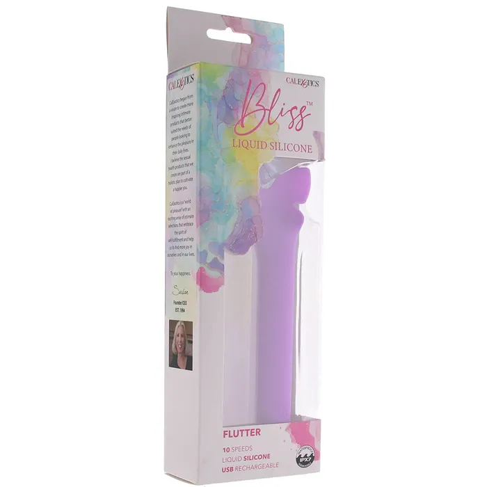 CalExotics Bliss Liquid Silicone Flutter Vibe Female Sex Toys