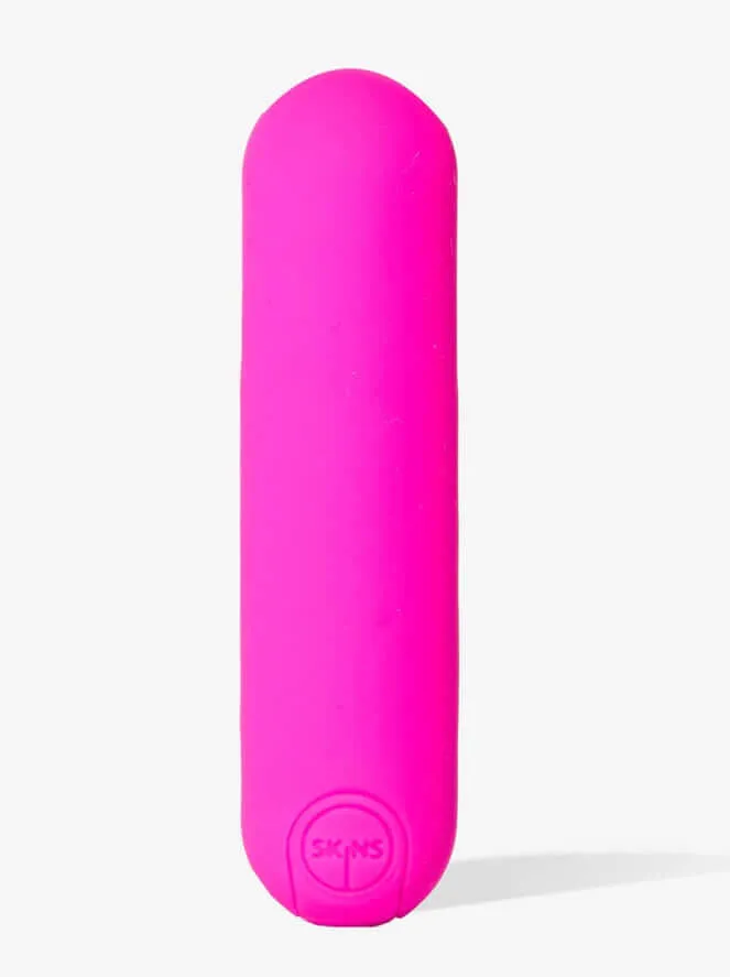 Female Sex Toys Creative Conceptions Skins Super Excite Rechargeable Pink Bullet 10 Function Vibrator by Creative Conceptions