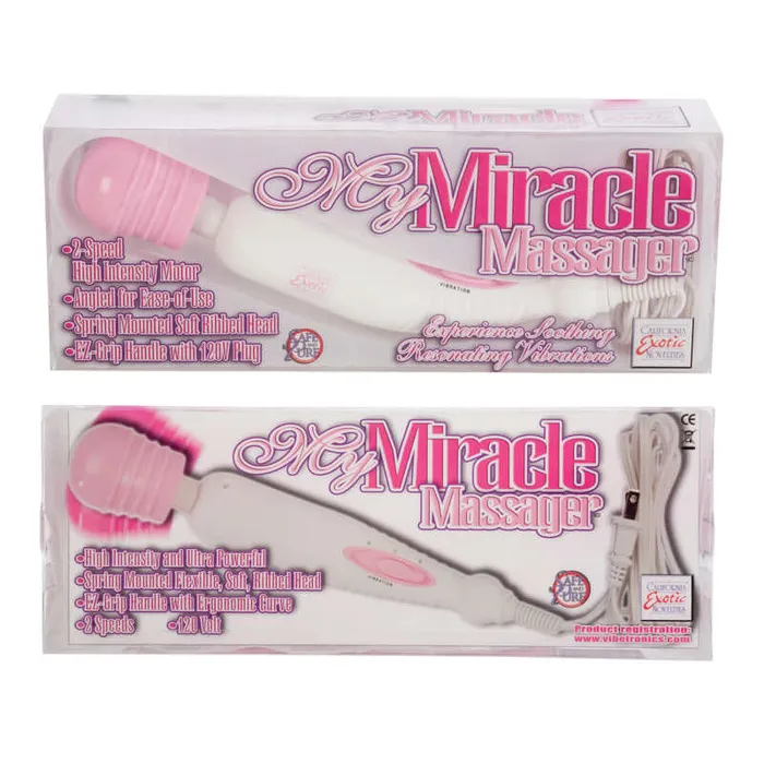 Female Sex Toys My Miracle Massager Wand HighIntensity External Massager California Exotic Novelties