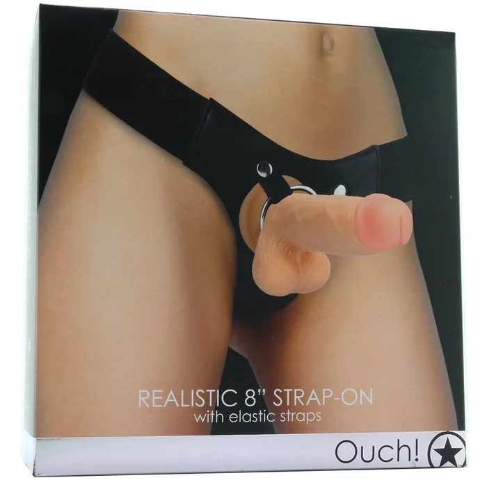 Female Sex Toys Shots Toys Ouch StrapOn Harness 8 Inch Realistic Dildo in Ivory Female Sex Toys Shots Toys Ouch StrapOn Harness 8 Inch Realistic Dildo in Ivory