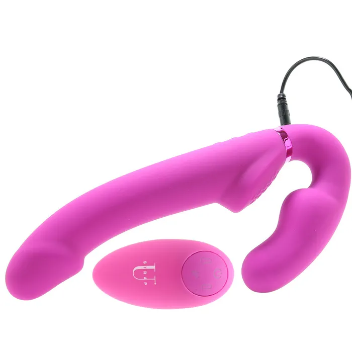 Female Sex Toys XR Brands Evoke Vibrating Inflatable Strapless StrapOn Female Sex Toys XR Brands Evoke Vibrating Inflatable Strapless StrapOn