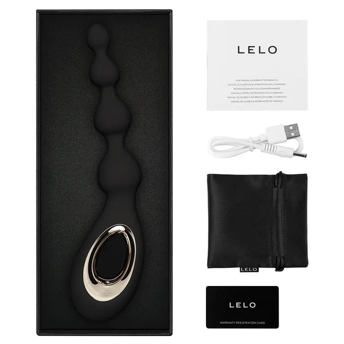 Lelo Soraya BeadsBlack LELO Anal