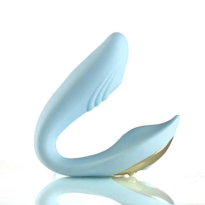 Maia Toys Female Sex Toys HARMONIE DUAL VIBRATOR TEAL SILICONE RECHARGEABLE