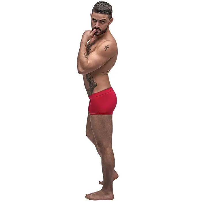 Male Sex Toys Magic Silk Male Power Pure Comfort Wonder ShortRed XLarge