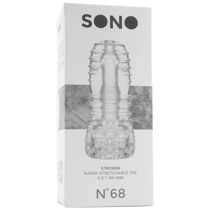 Male Sex Toys Shots Toys SONO No68 Super Stretchable Stroker in Clear Male Sex Toys Shots Toys SONO No68 Super Stretchable Stroker in Clear