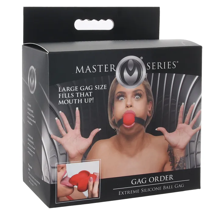 Male Sex Toys XR Brands Master Series Gag Order Extreme Ball Gag