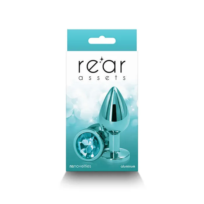 NS Novelties Anal Explore Elegance and Pleasure with Rear Assets Medium Teal Butt Plug NS Novelties Anal Explore Elegance and Pleasure with Rear Assets Medium Teal Butt Plug