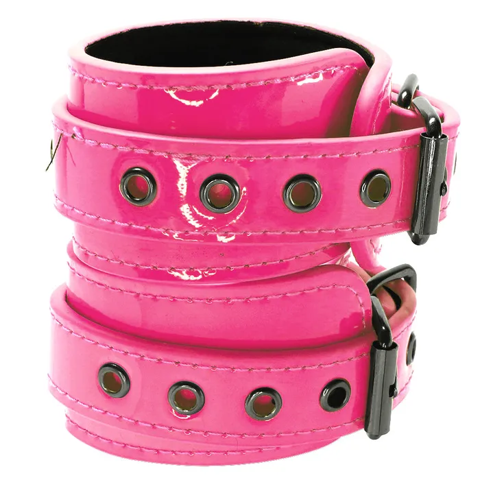 ns novelties Couples Electra Play Things Wrist Cuffs in Neon Pink ns novelties Couples Electra Play Things Wrist Cuffs in Neon Pink