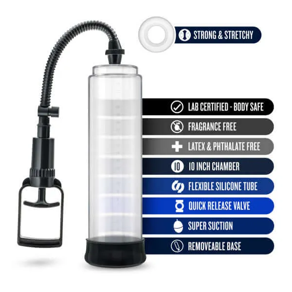 Performance VX3 Pump Achieve Maximum Pleasure and Enhancement Blush Novelties Male Sex Toys