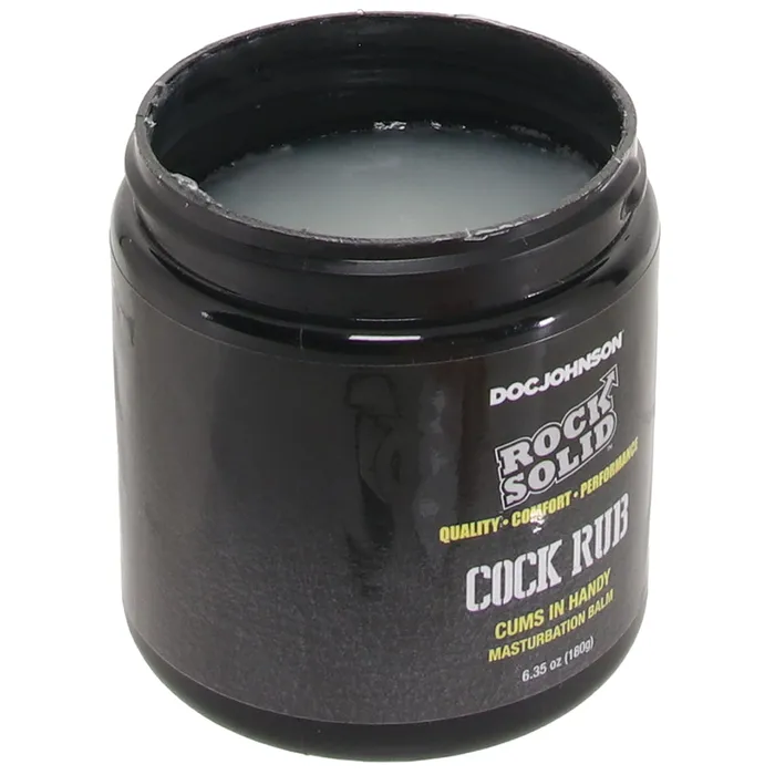 Rock Solid Cock Rub Masturbation Balm in 635oz180ml Doc Johnson Dildos
