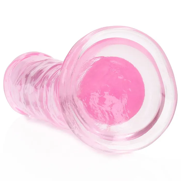 Shots Toys Dildos RealRock Crystal Clear Jelly 6 Inch Dildo in Pink Shots Toys Dildos RealRock Crystal Clear Jelly 6 Inch Dildo in Pink