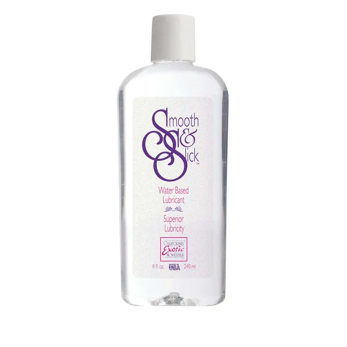 Smooth and Slick WaterBased Lubricant 8oz Superior Quality Lubrication California Exotic Novelties Lubricants
