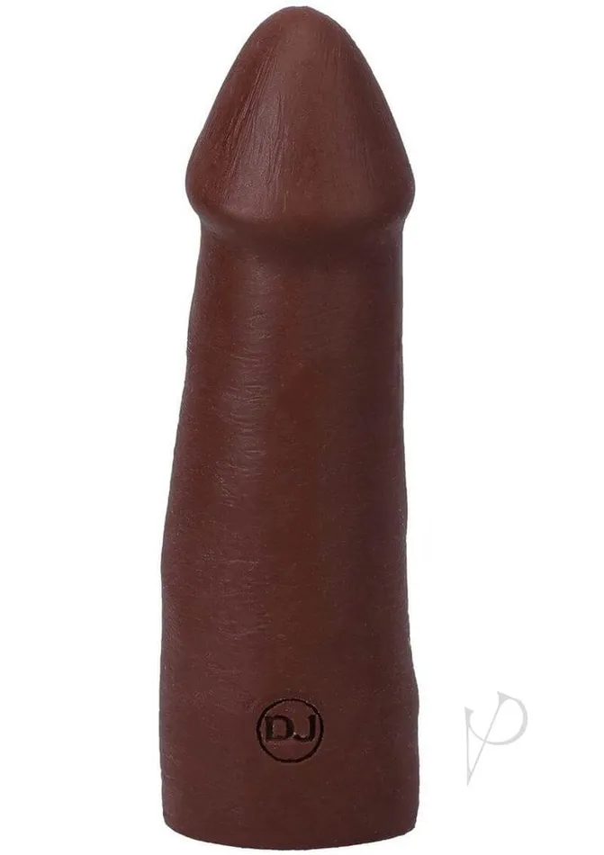 The Realistic Cock 5Inch ULTRASKYN VacULock Dildo Chocolate Doc Johnson Enterprises Dildos