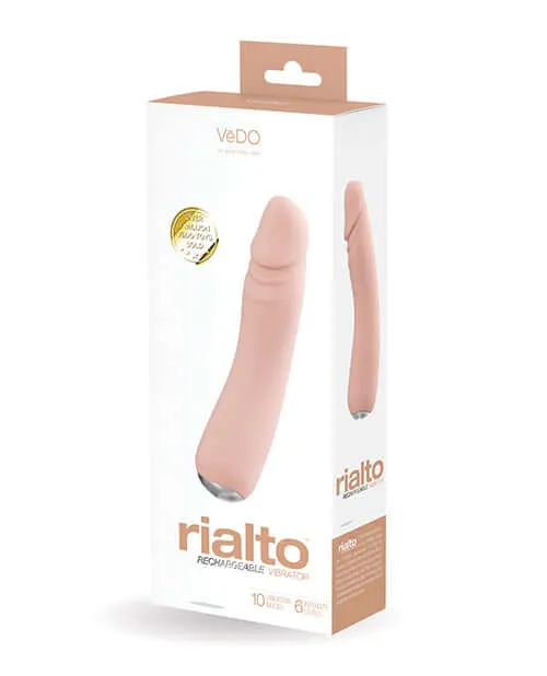 Vibrators Vedo Vedo Rialto Rechargeable Vibe Vanilla Beige