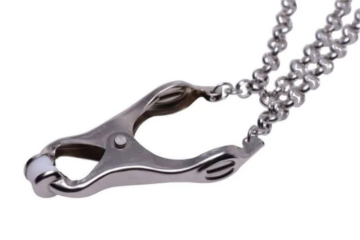 XR Brands Male Sex Toys Master Series Affix Triple Chain Nipple Clamps