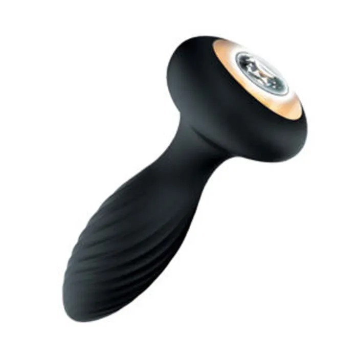 Goddess Diamond Vibrating Plug Black Nasstoys Anal